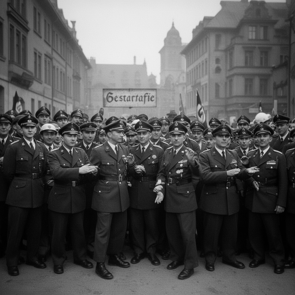 AI-generated illustration of Gestapo