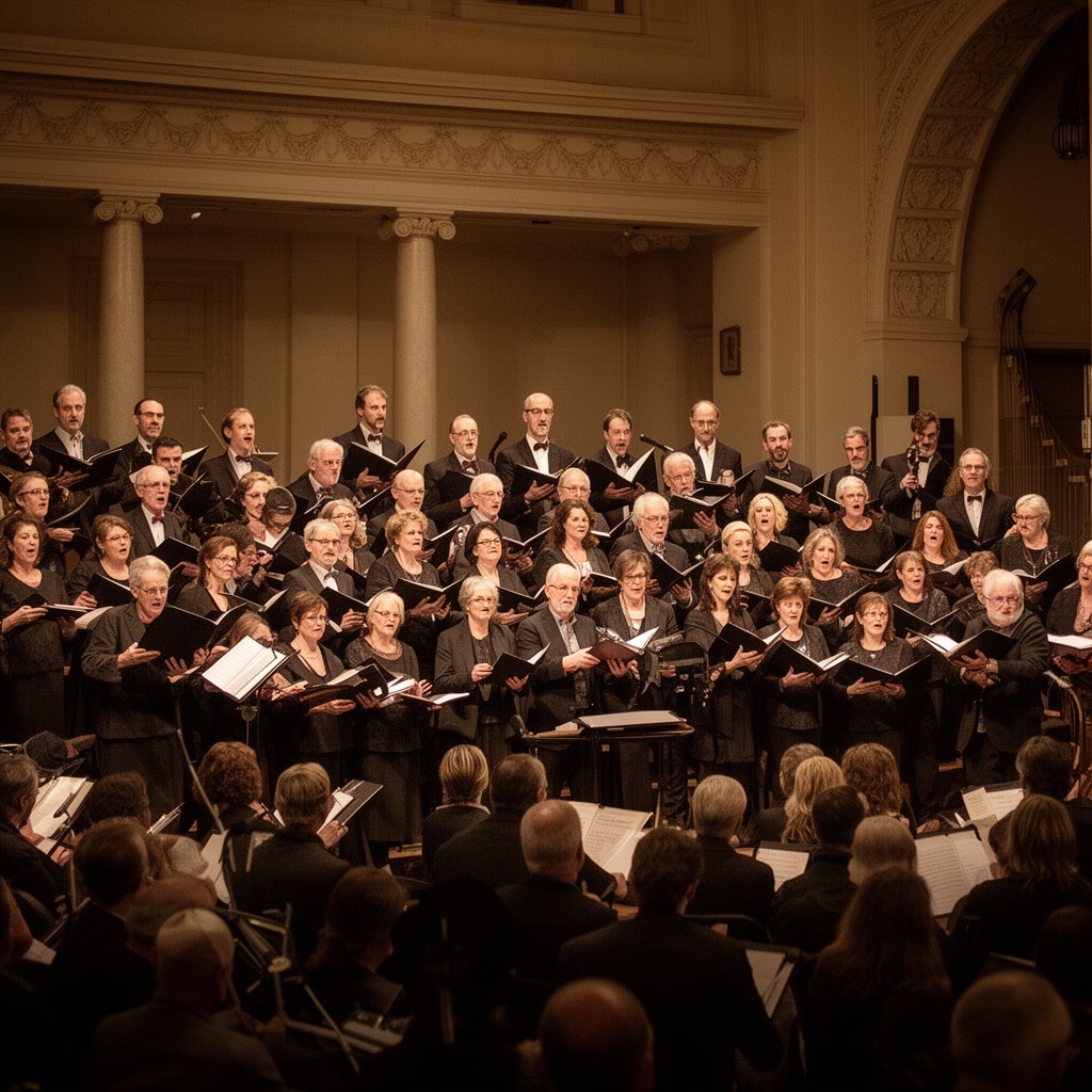 AI-generated illustration of Westminster Symphonic Choir