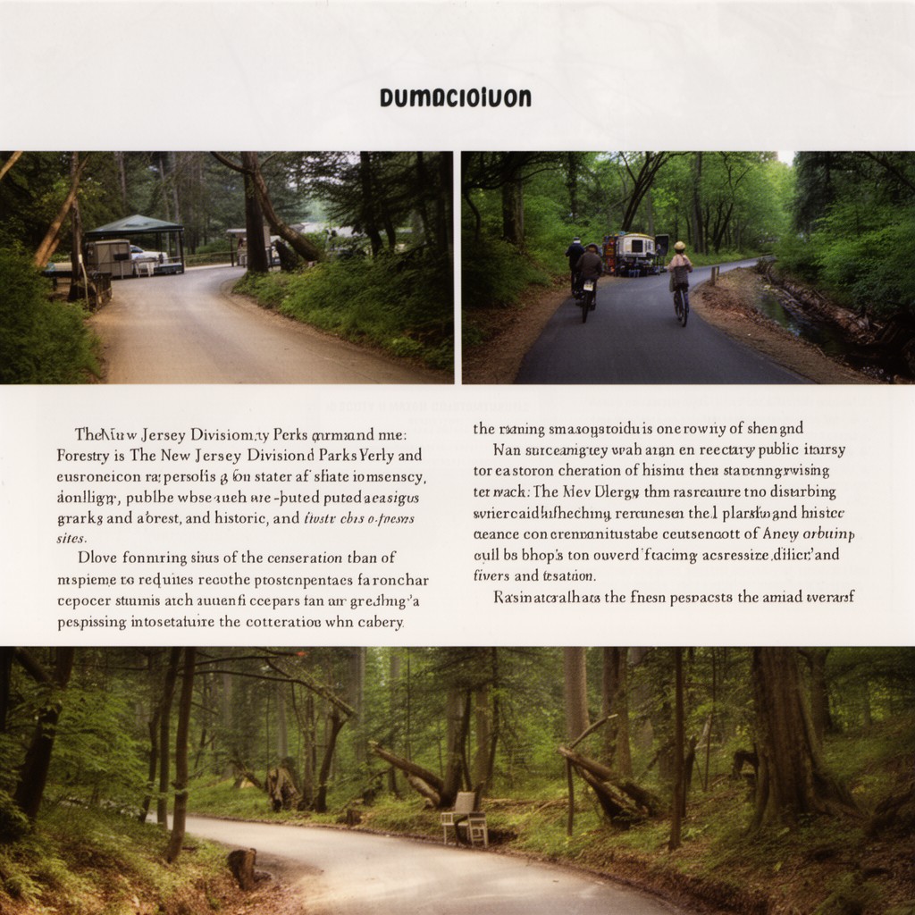 AI-generated illustration of New Jersey Division of Parks and Forestry