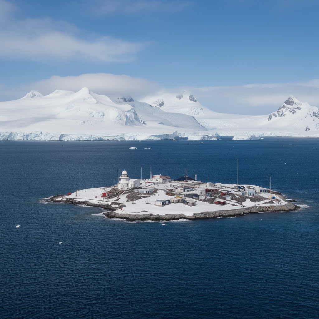 AI-generated illustration of King George Island