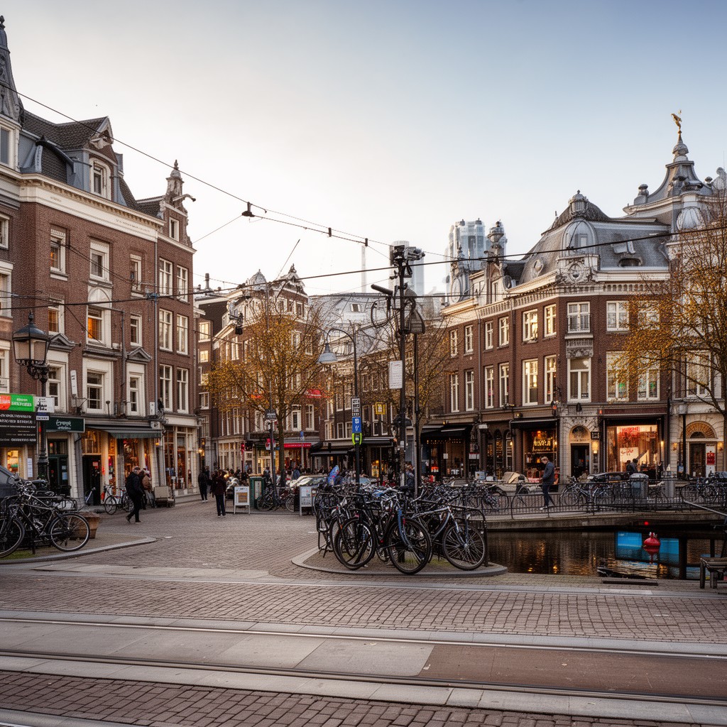 AI-generated illustration of Spui