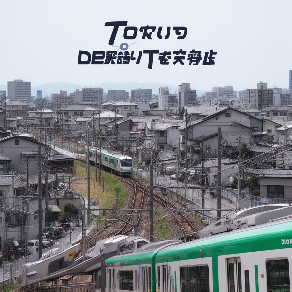 AI-generated illustration of Tokyu Den-en-toshi Line