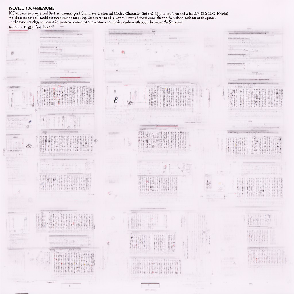 AI-generated illustration of ISO/IEC 10646