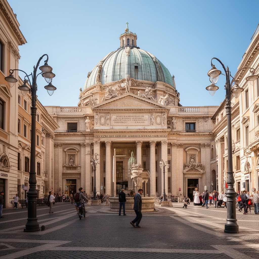 AI-generated illustration of Basilica of Saint John Lateran