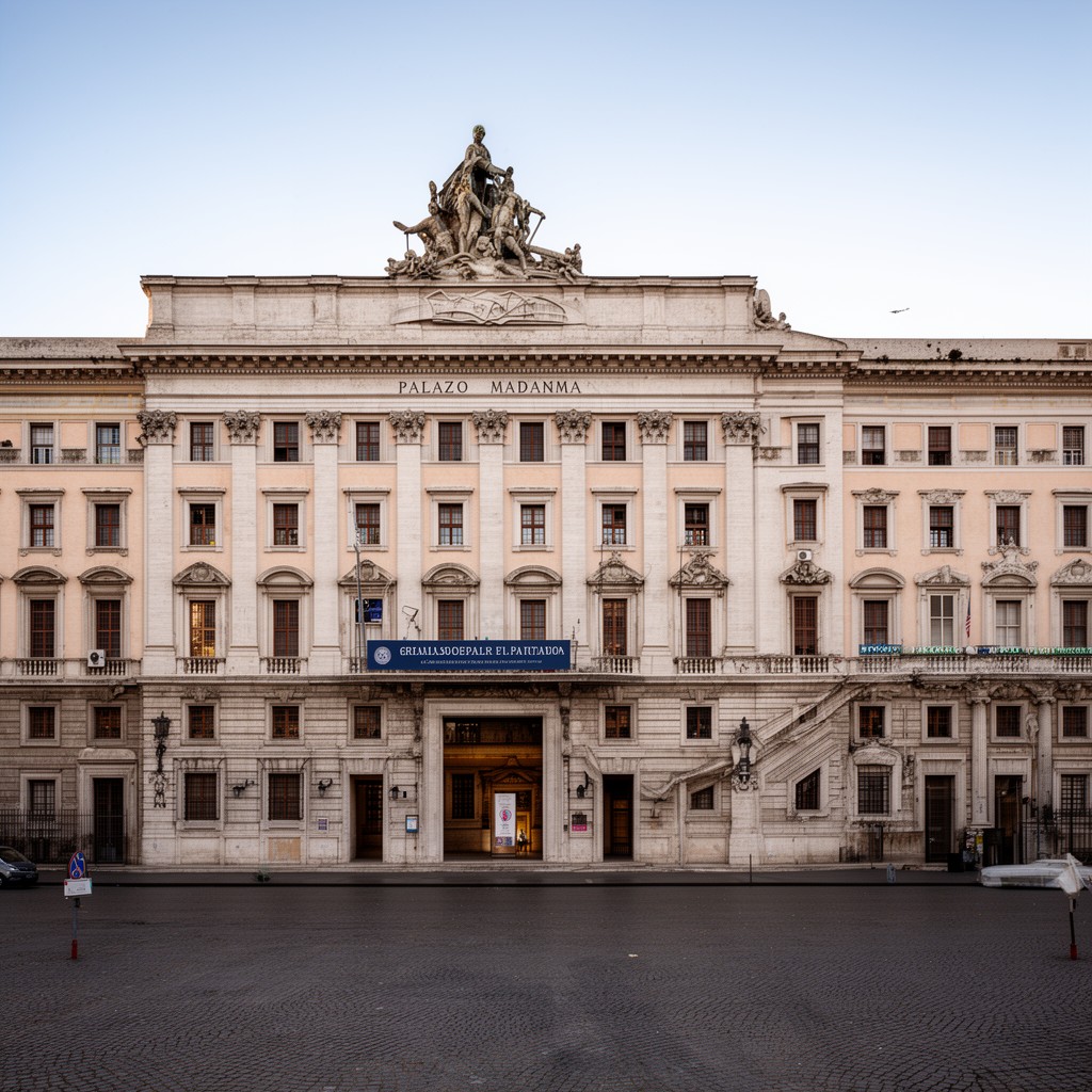 AI-generated illustration of Palazzo Madama