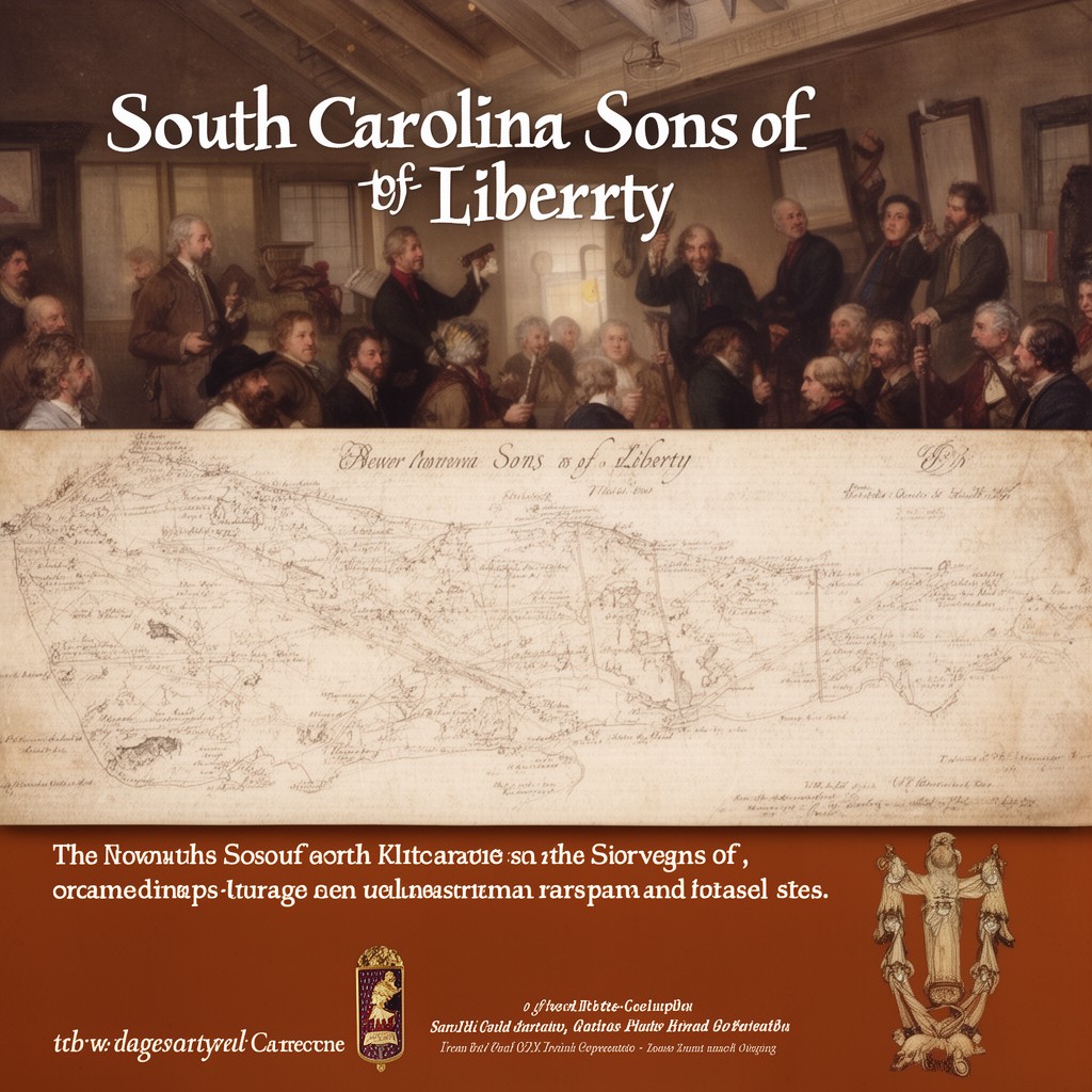 AI-generated illustration of South Carolina Sons of Liberty