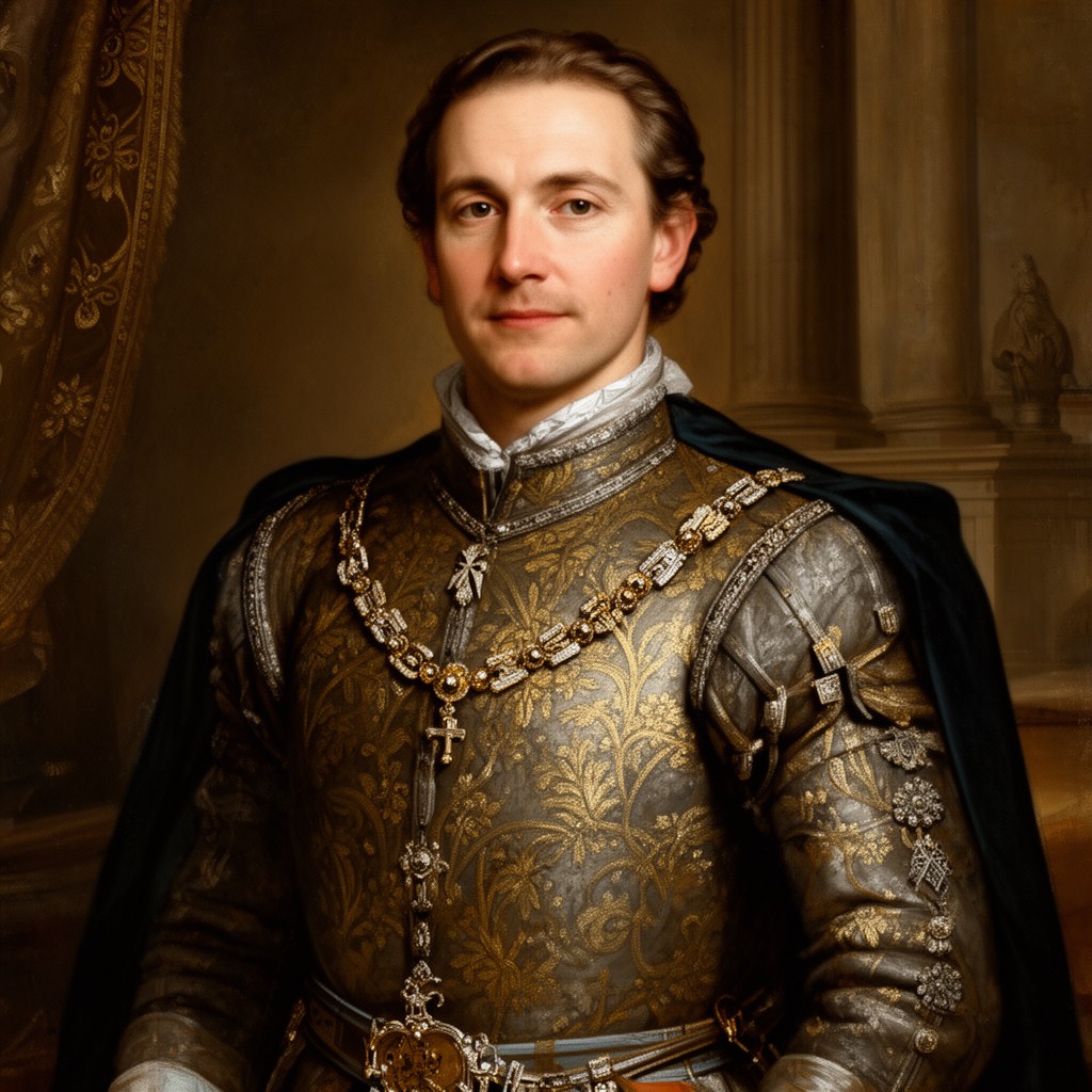 AI-generated illustration of Charles V, Holy Roman Emperor