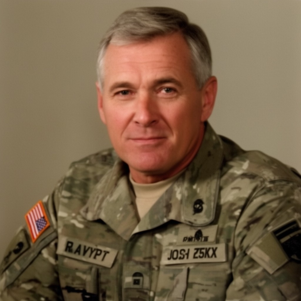 AI-generated illustration of Tommy Franks
