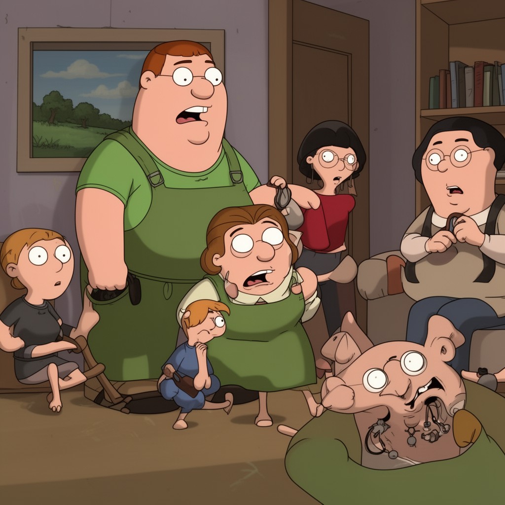 AI-generated illustration of Chris Griffin