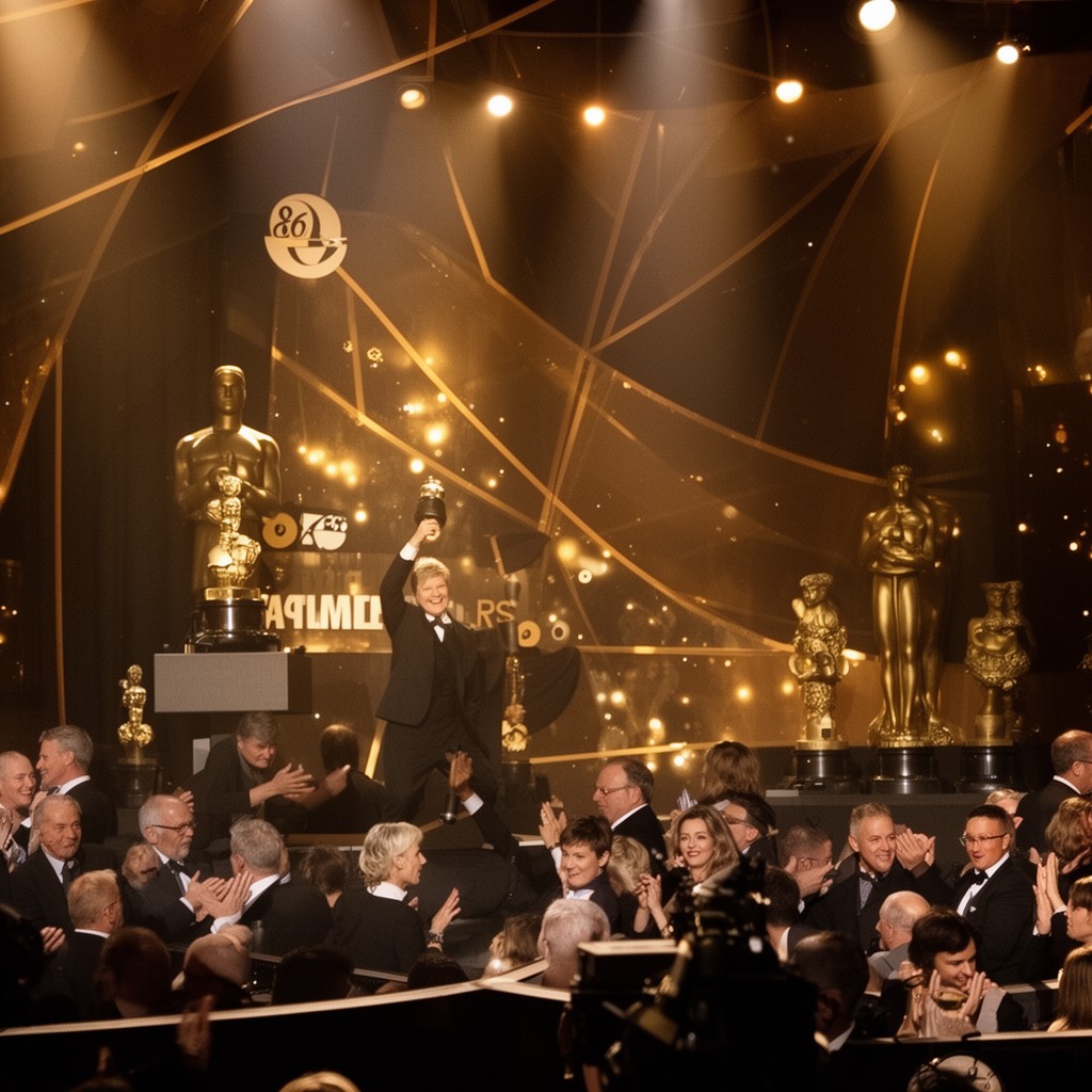 AI-generated illustration of 86th Academy Awards