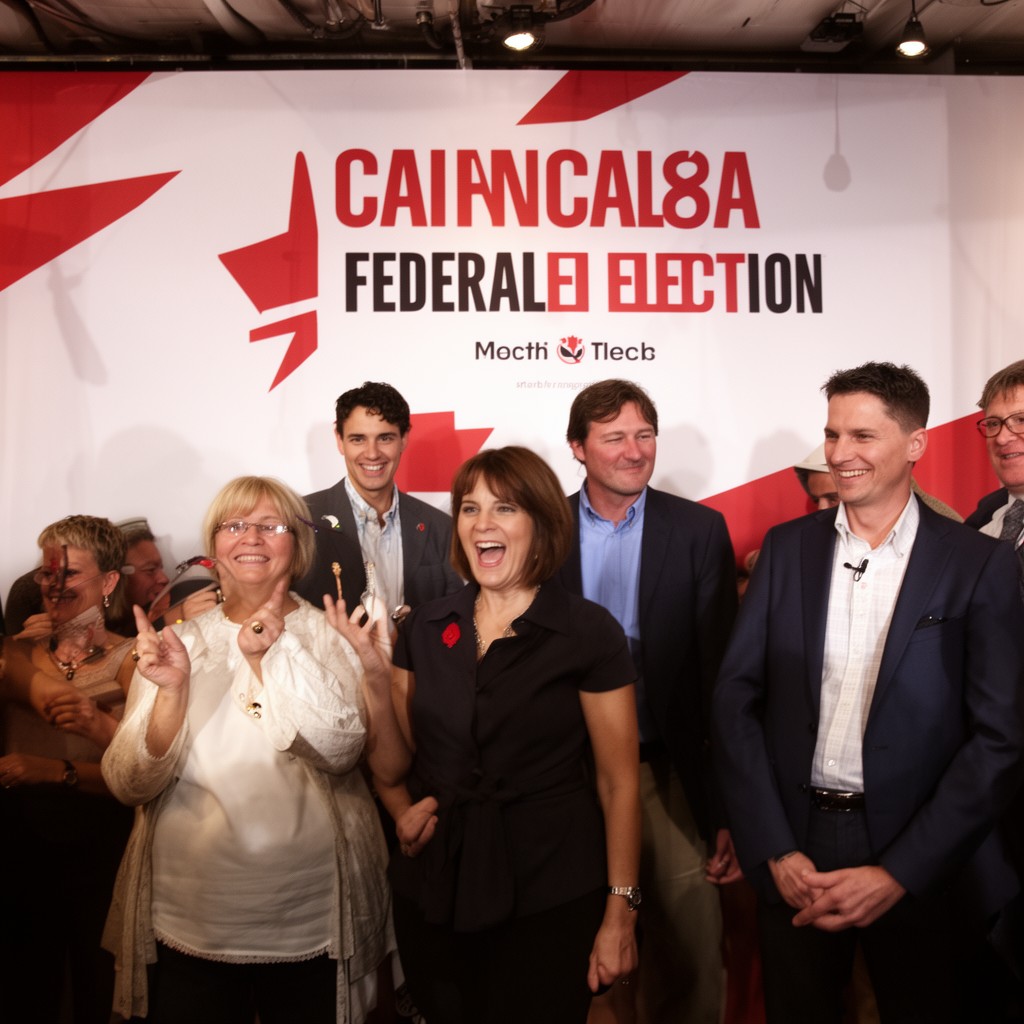 AI-generated illustration of 2015 Canadian federal election