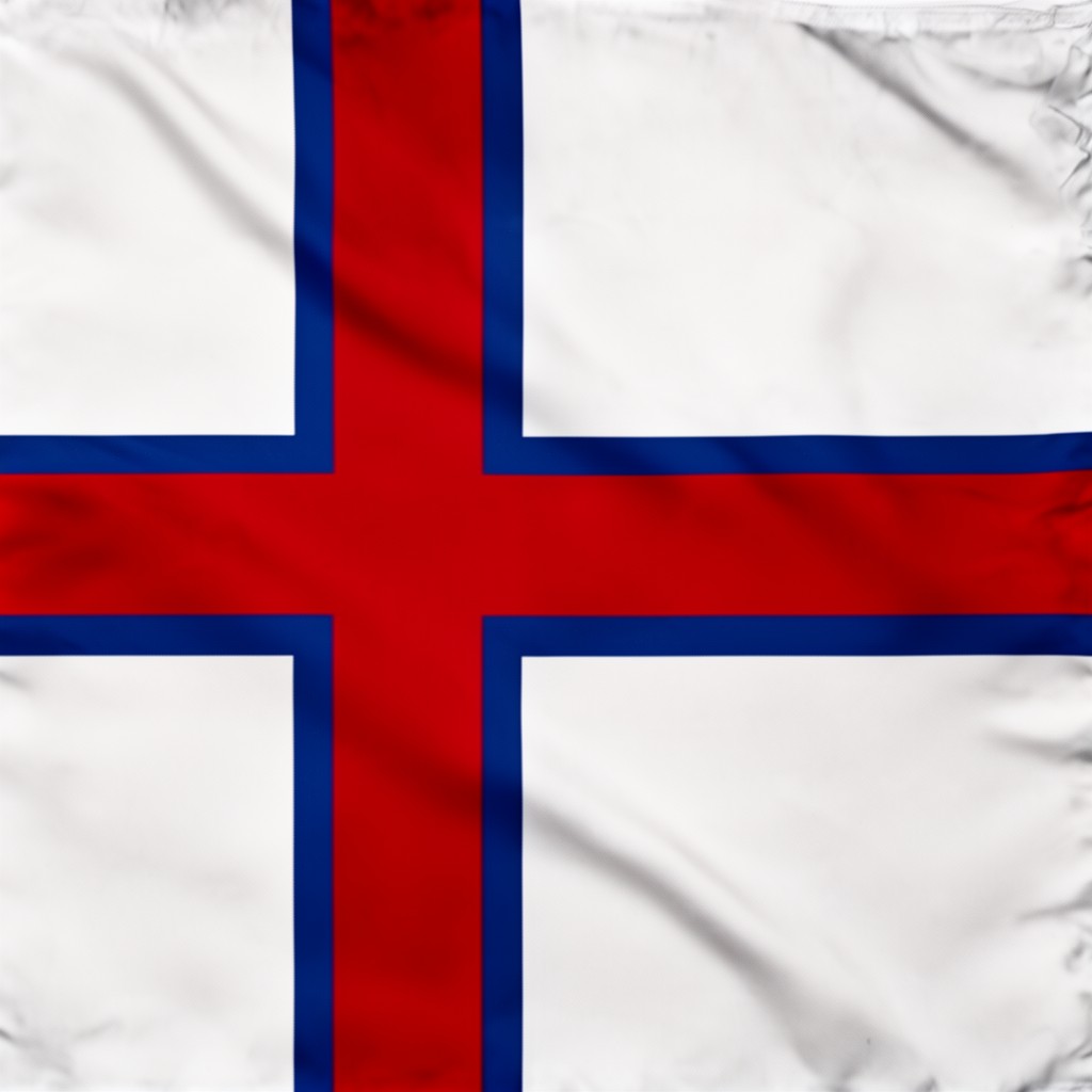 AI-generated illustration of Faroese flag