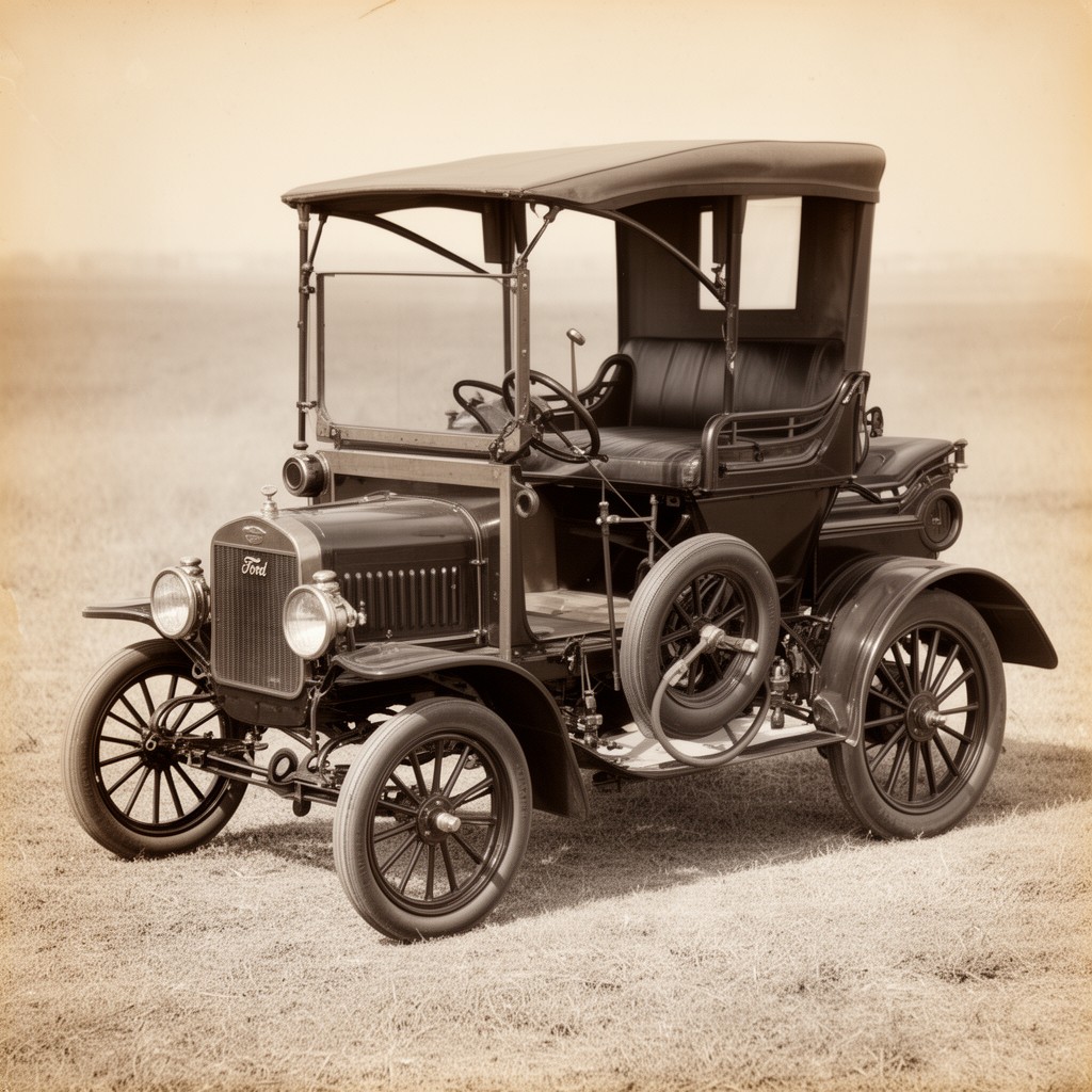 AI-generated illustration of Ford Model N
