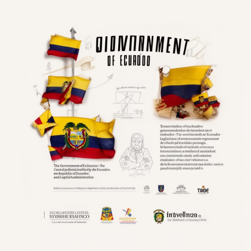 AI-generated illustration of Government of Ecuador