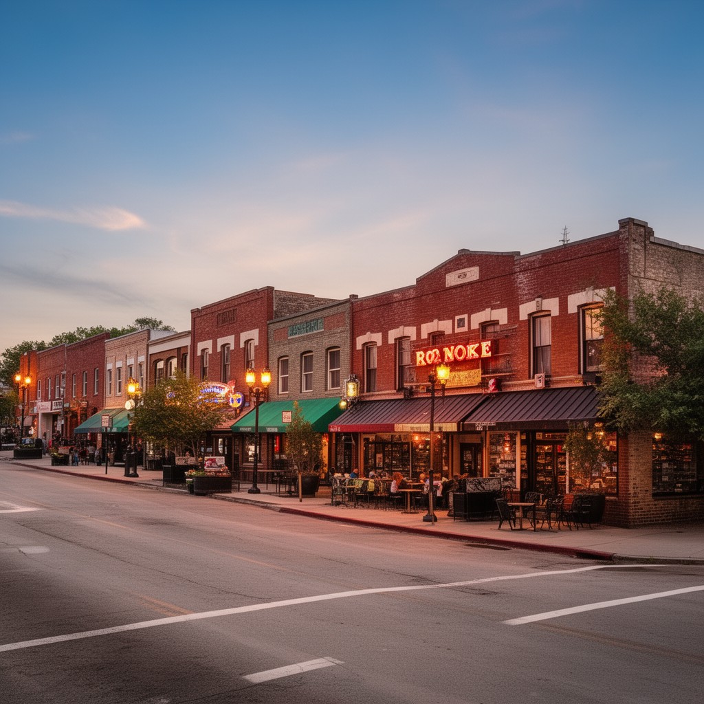 AI-generated illustration of Roanoke, Texas, United States