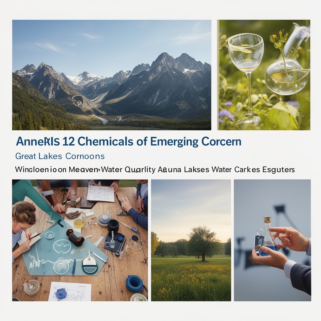 AI-generated illustration of Annex 12 Chemicals of Emerging Concern