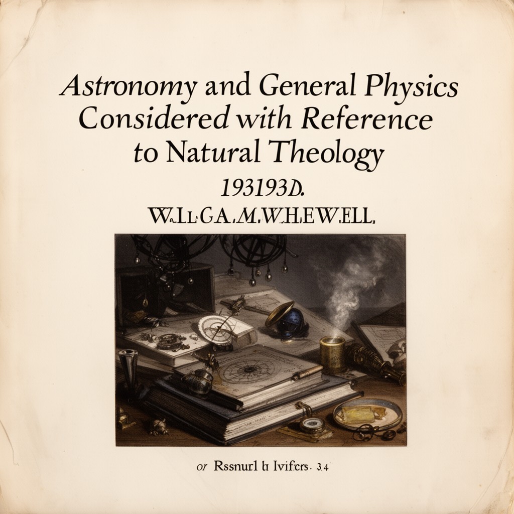 AI-generated illustration of Astronomy and General Physics Considered with Reference to Natural Theology