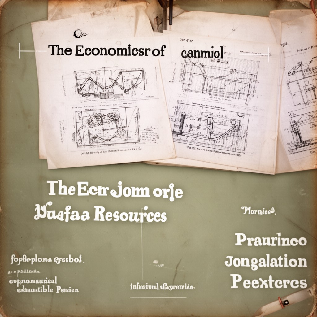 AI-generated illustration of The Economics of Exhaustible Resources
