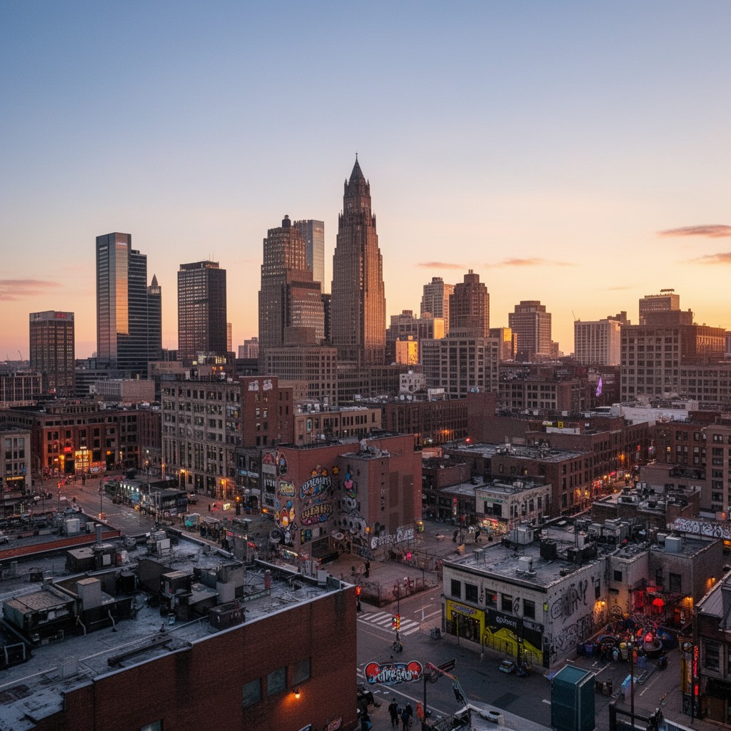 AI-generated illustration of Detroit