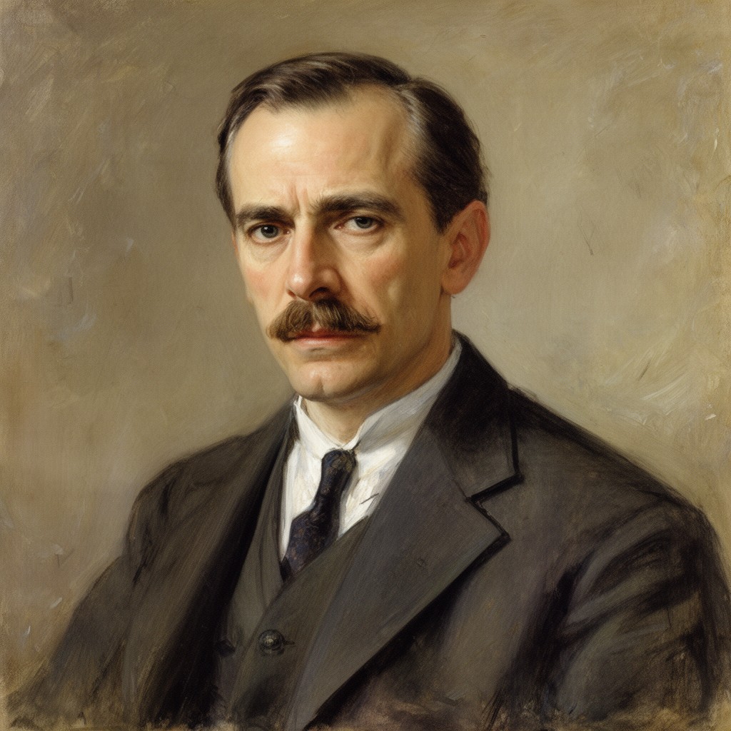 AI-generated illustration of Roger Fry