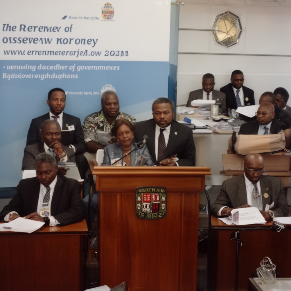 AI-generated illustration of Premier of Bermuda