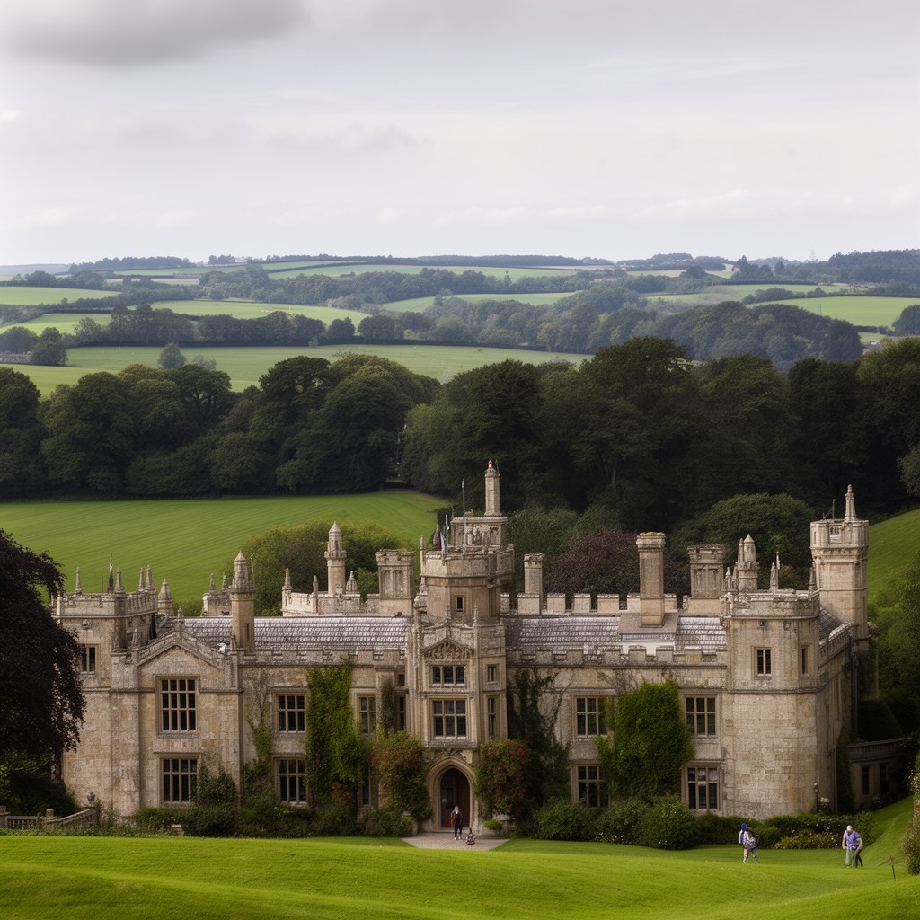 AI-generated illustration of National Trust