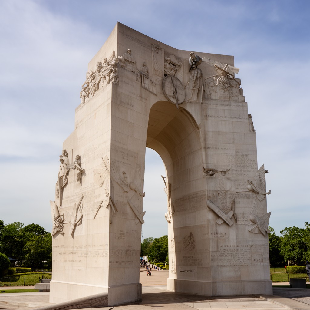 AI-generated illustration of Air Forces Memorial