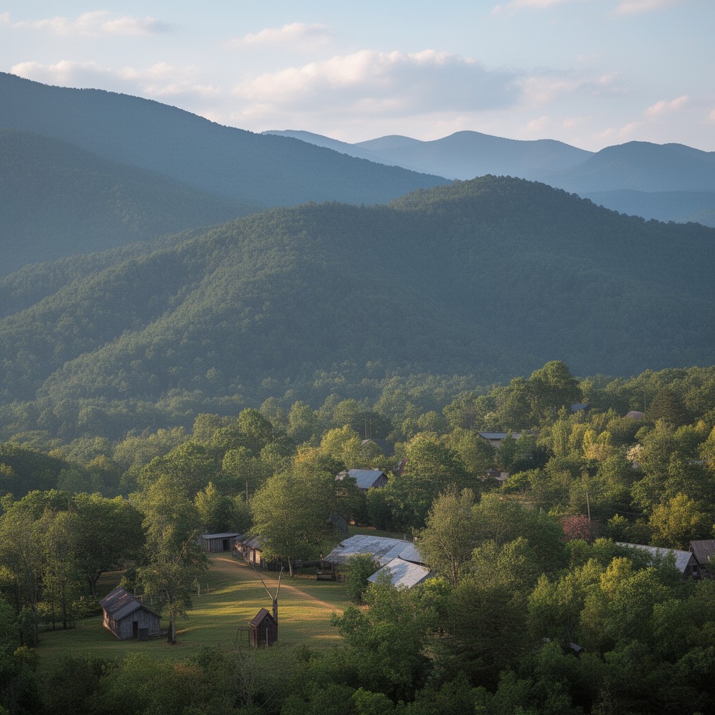 AI-generated illustration of Appalachia