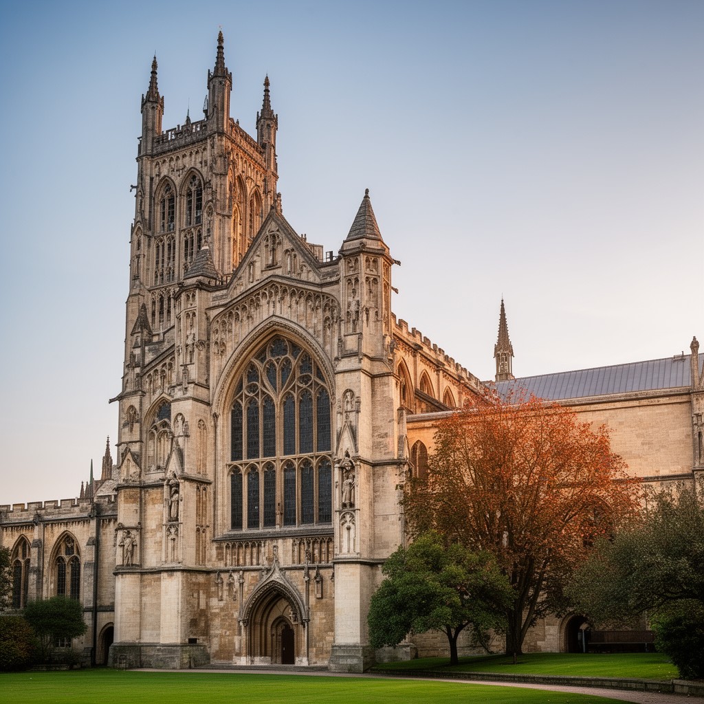 AI-generated illustration of Canterbury Cathedral