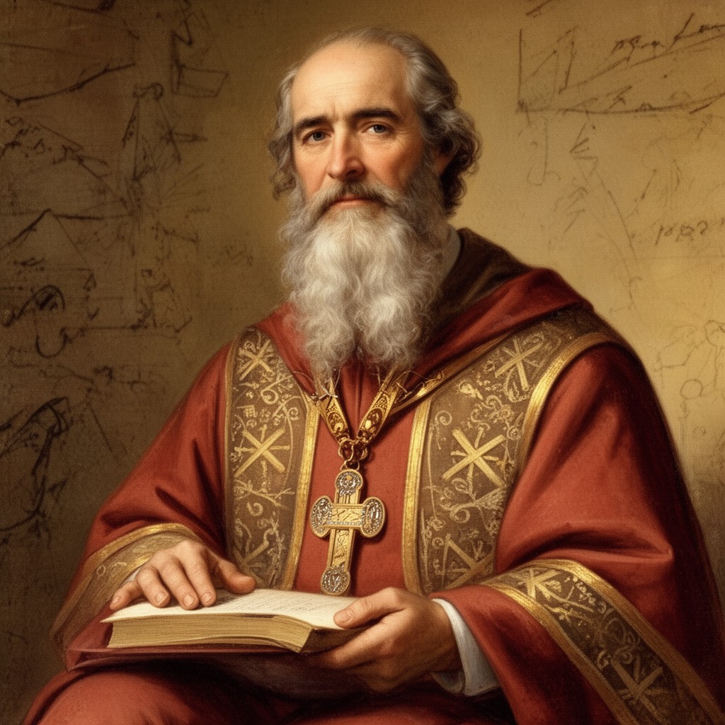 AI-generated illustration of Augustine of Hippo