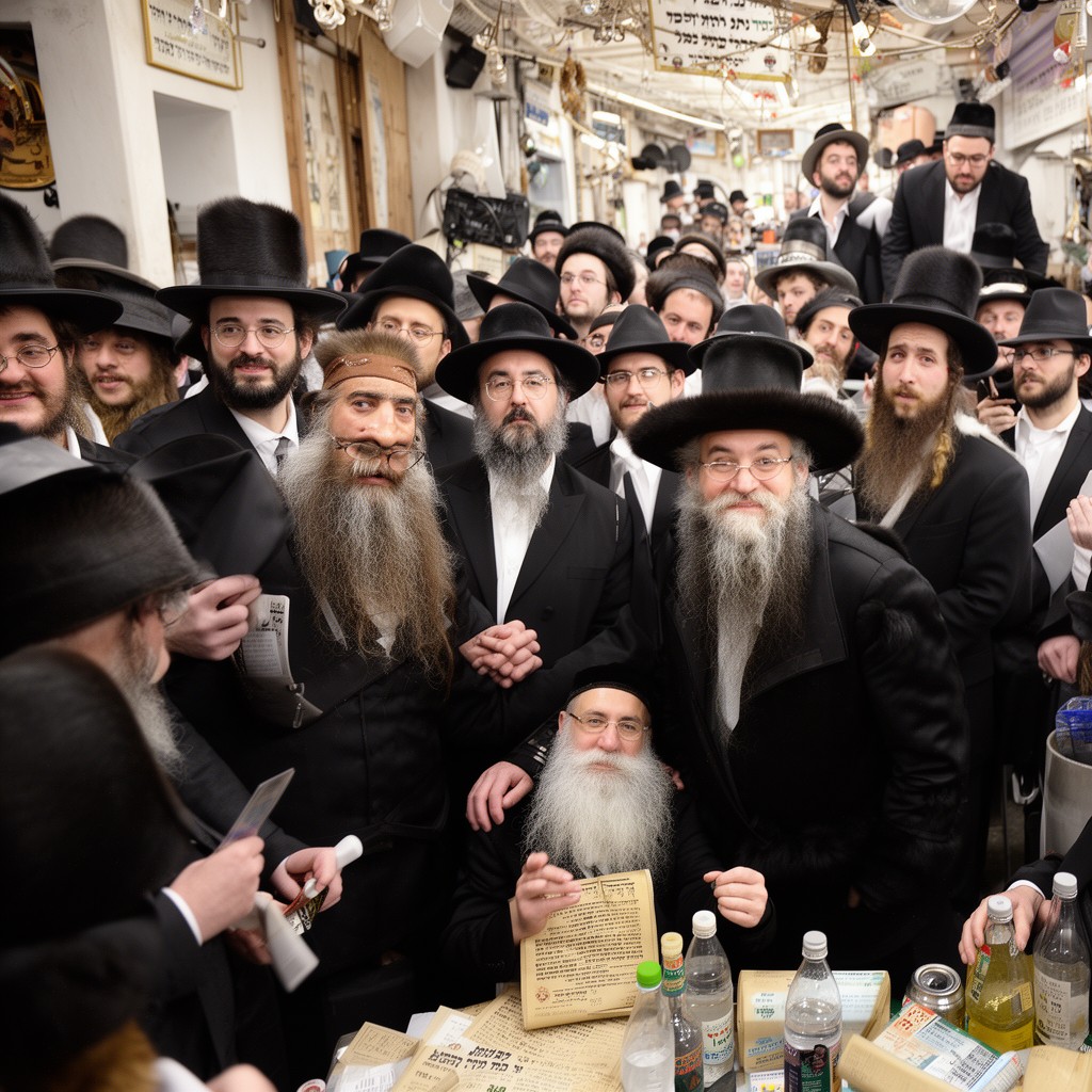 AI-generated illustration of Hasidism