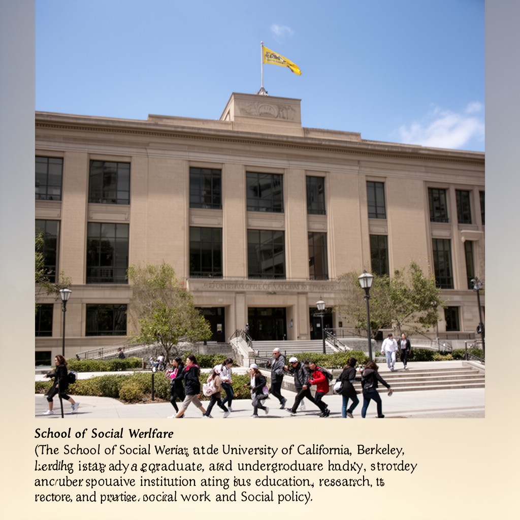 AI-generated illustration of School of Social Welfare