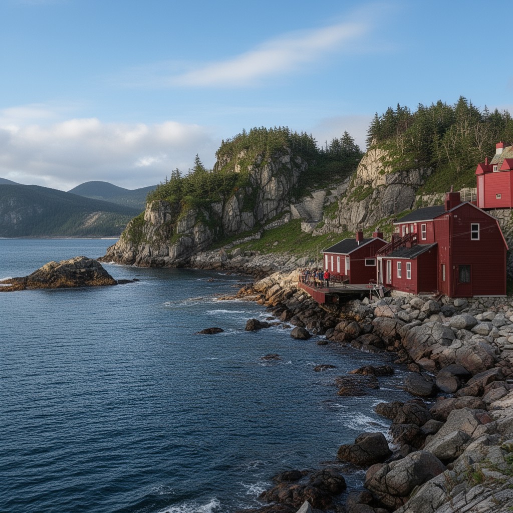 AI-generated illustration of Newfoundland and Labrador