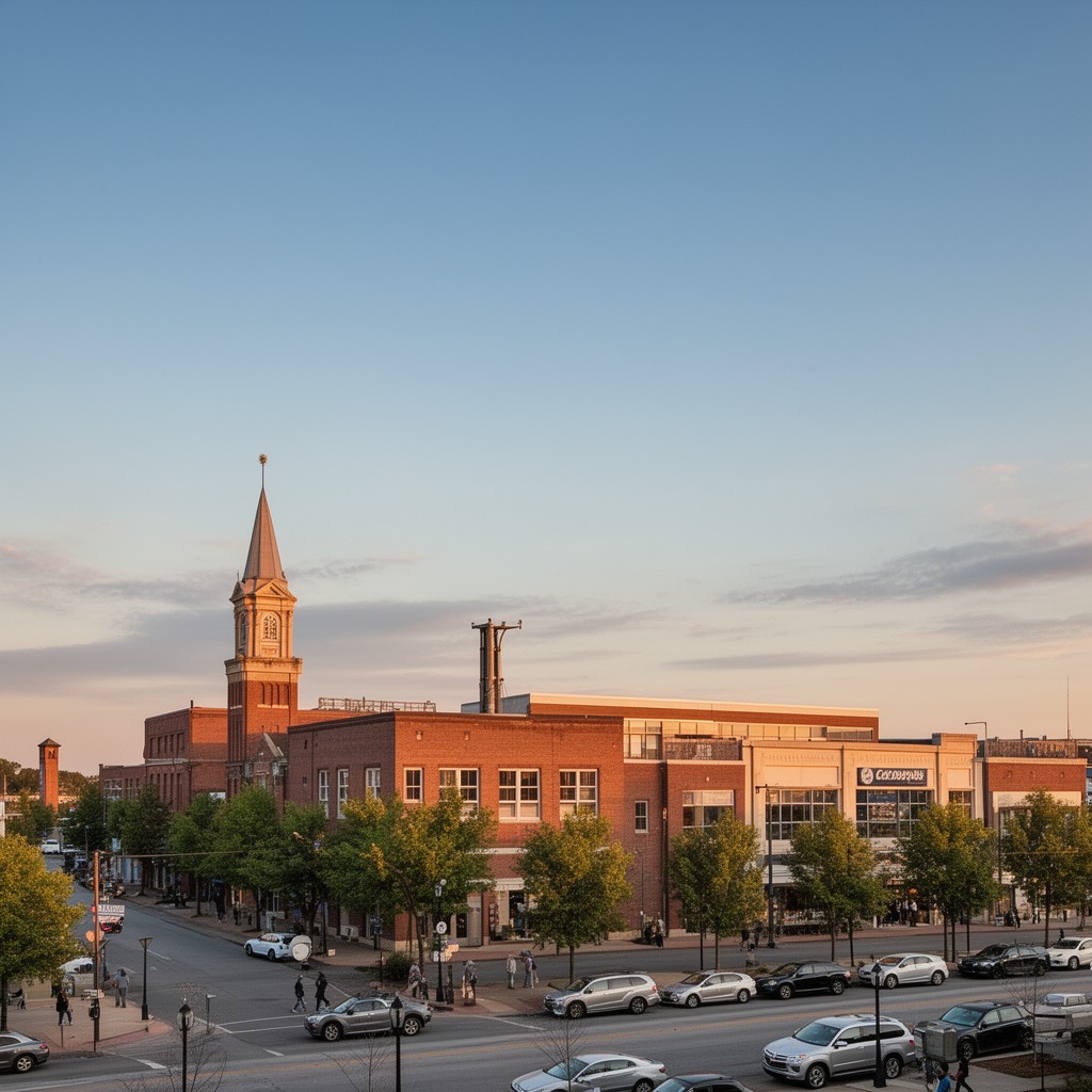 AI-generated illustration of Kannapolis, North Carolina
