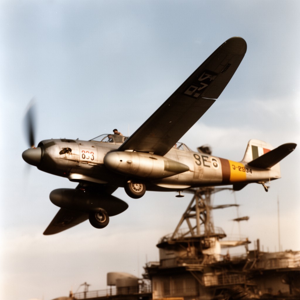 AI-generated illustration of Reggiane Re.2001 Falco II