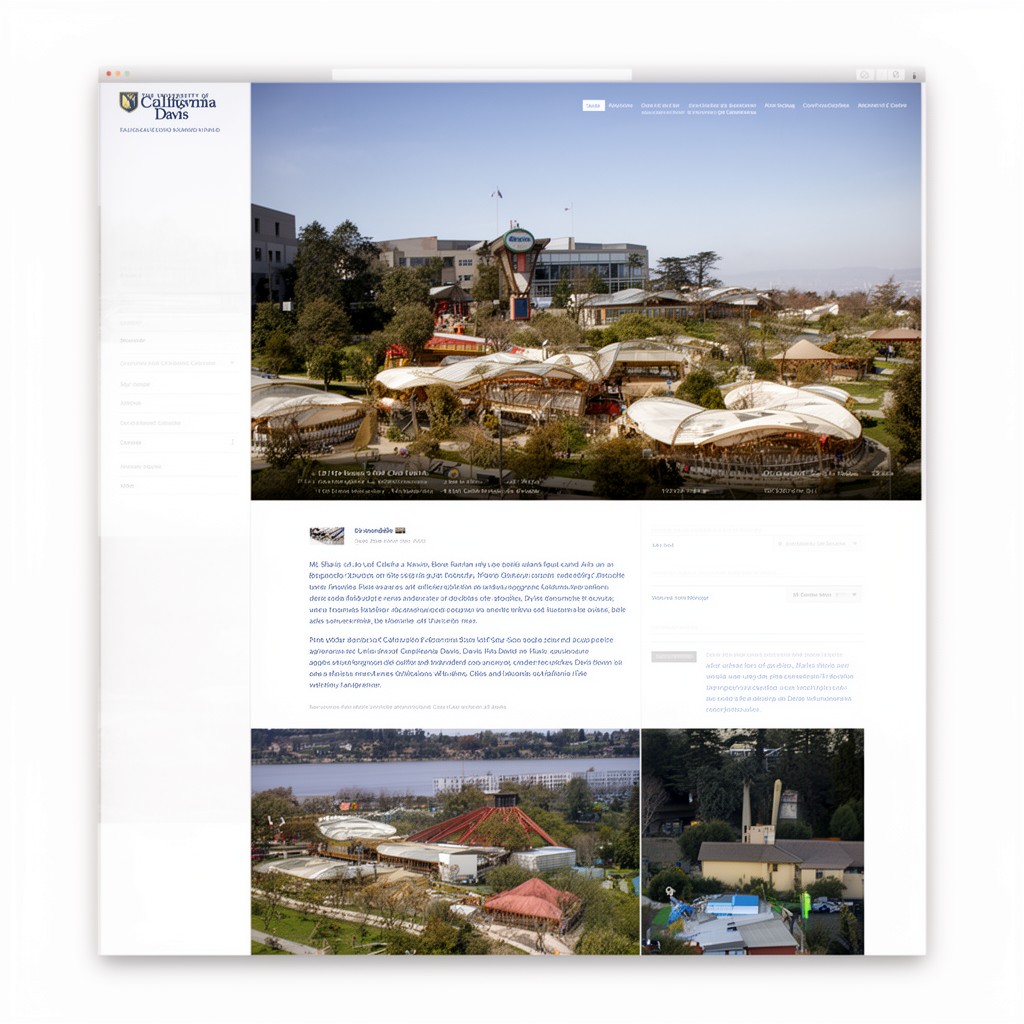 AI-generated illustration of University of California, Davis