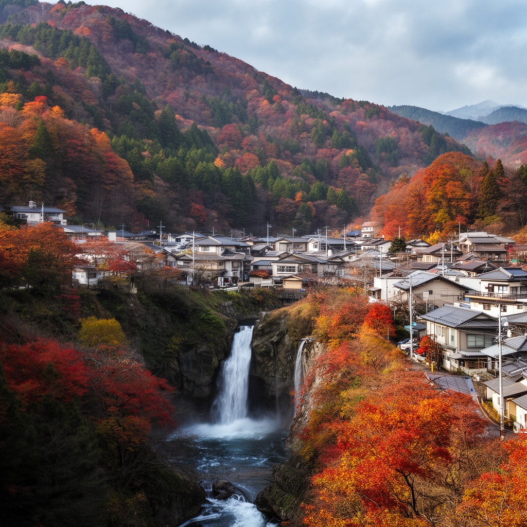 AI-generated illustration of Minoh