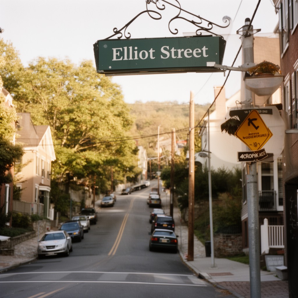 AI-generated illustration of Elliot Street