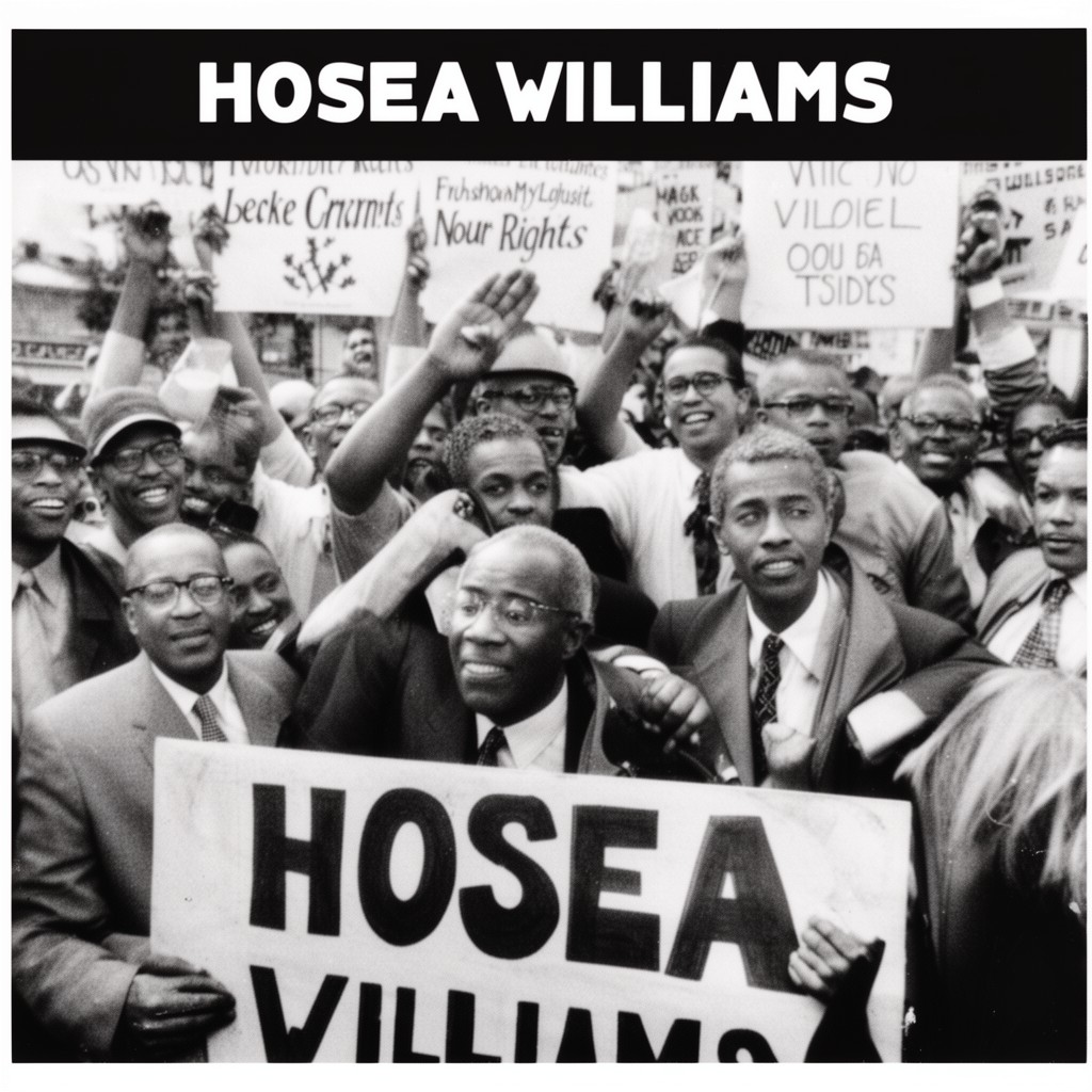 AI-generated illustration of Hosea Williams