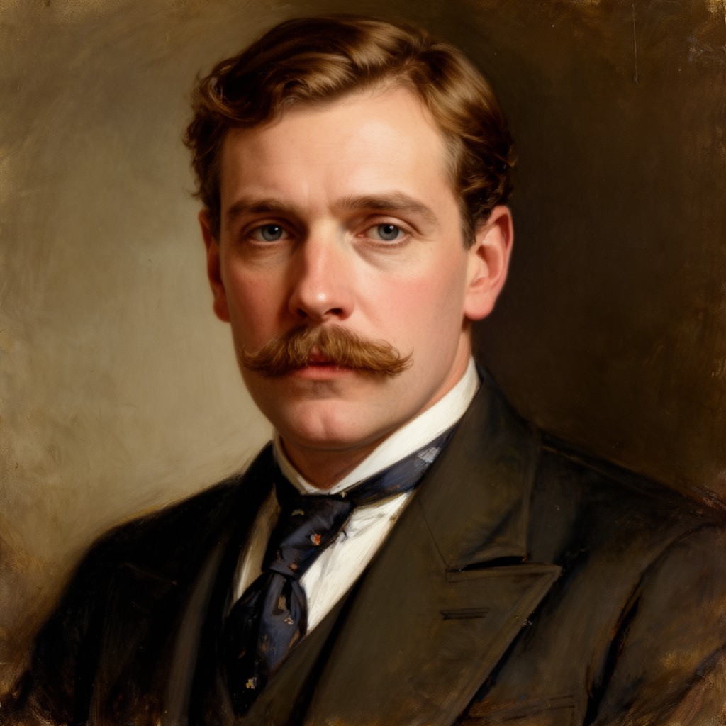 AI-generated illustration of Prince Albert Victor, Duke of Clarence and Avondale