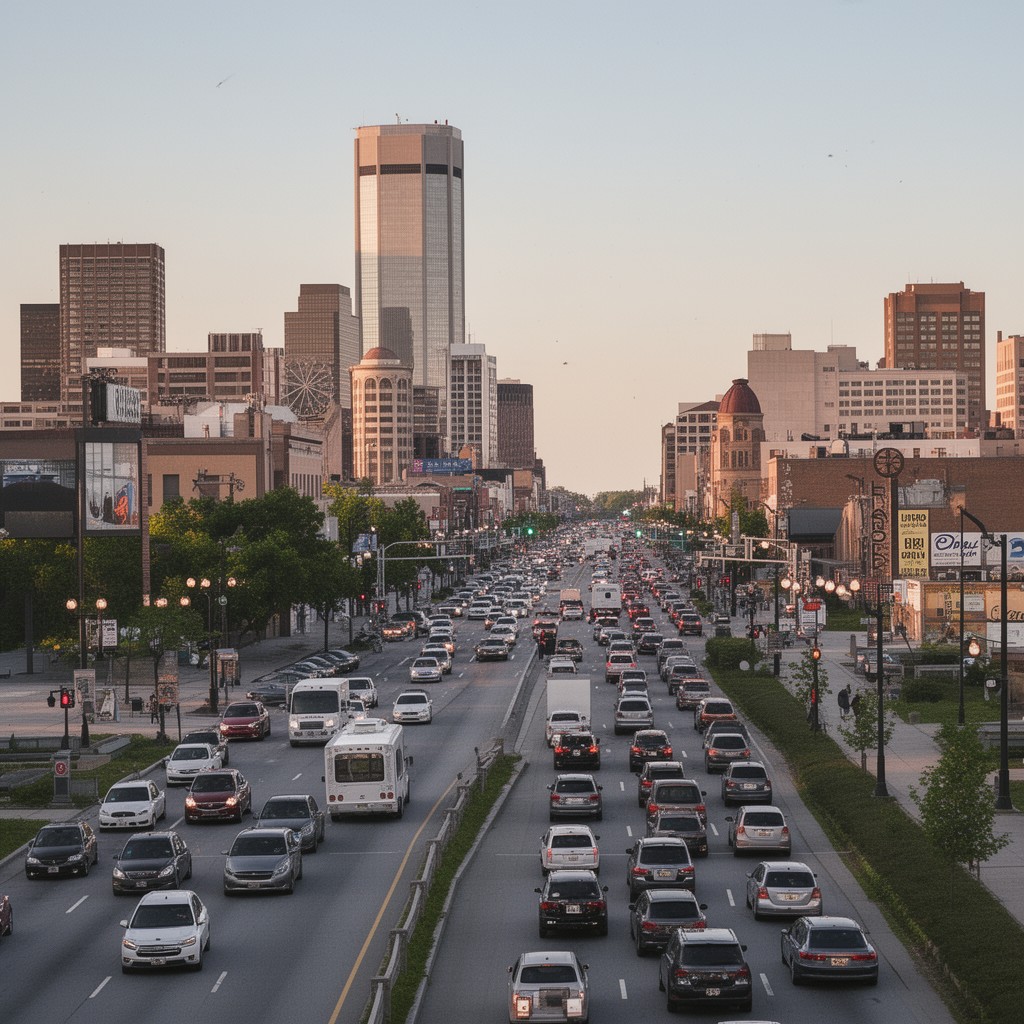 AI-generated illustration of Windsor, Ontario