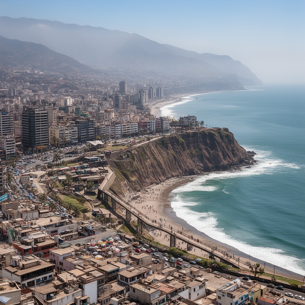 AI-generated illustration of Miraflores