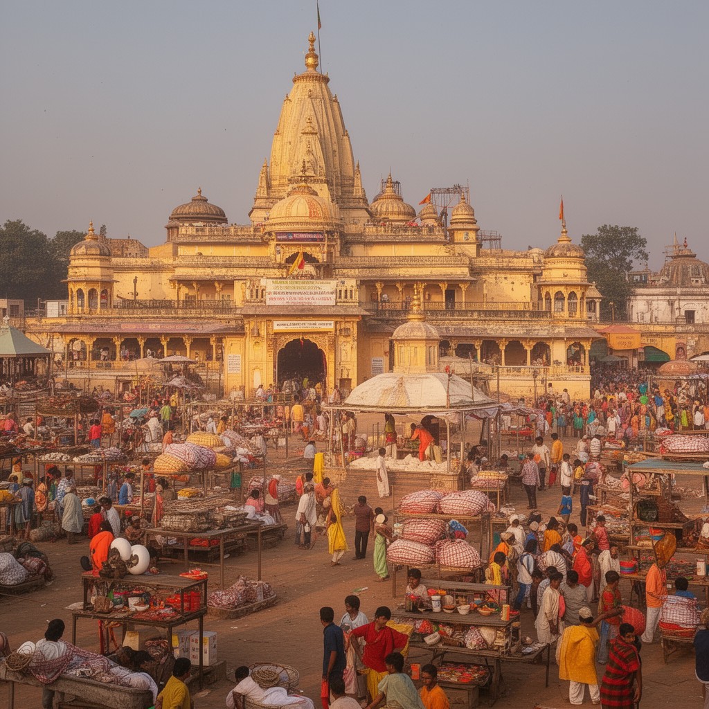AI-generated illustration of Ayodhya