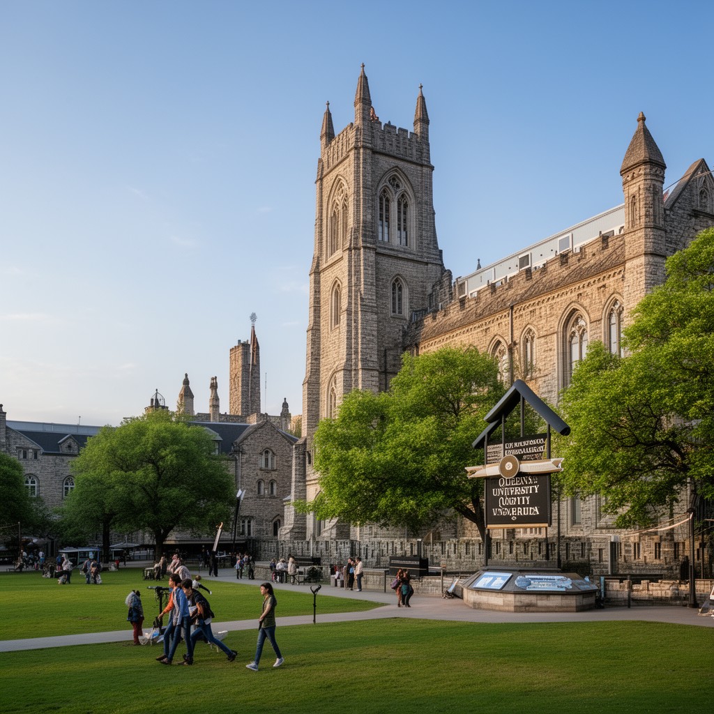AI-generated illustration of Queen's University at Kingston
