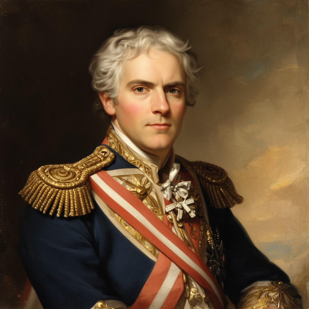 AI-generated illustration of William Howe