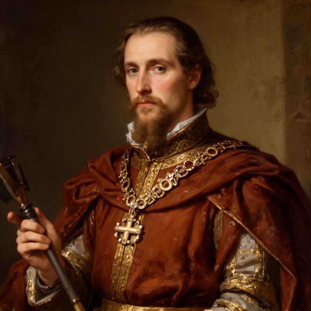 AI-generated illustration of Robert III of Scotland