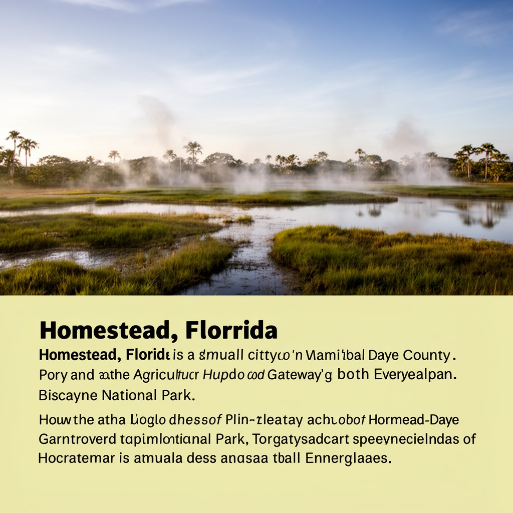 AI-generated illustration of Homestead, Florida