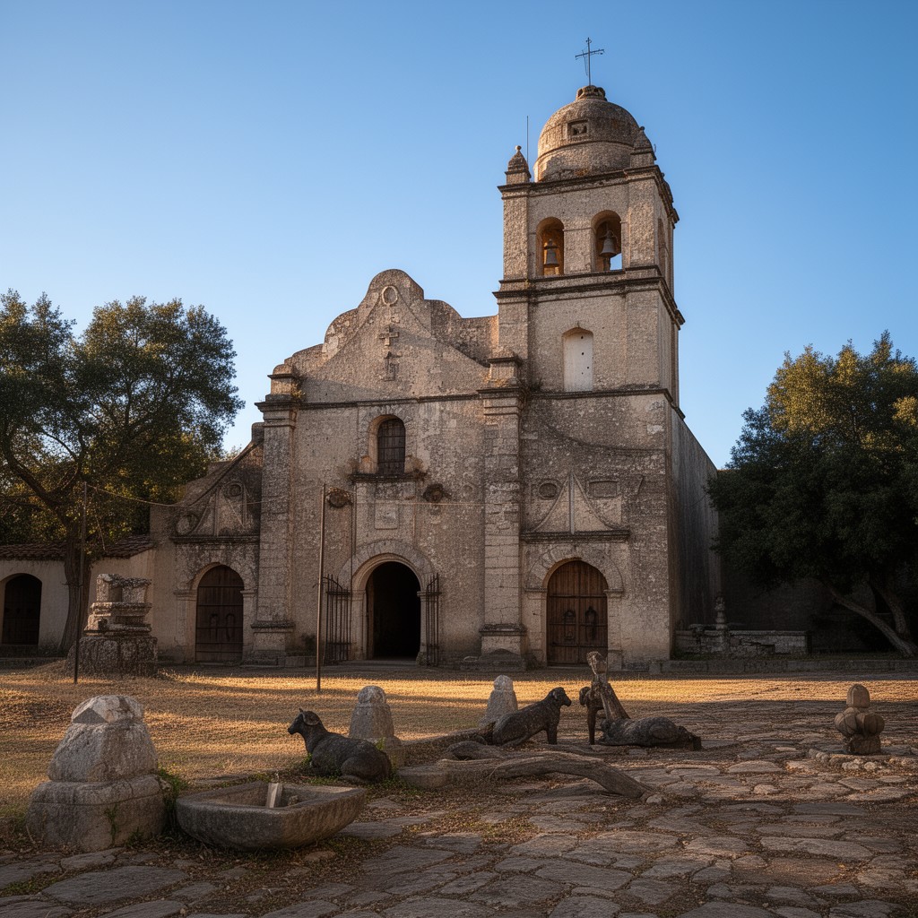 AI-generated illustration of Mission San José