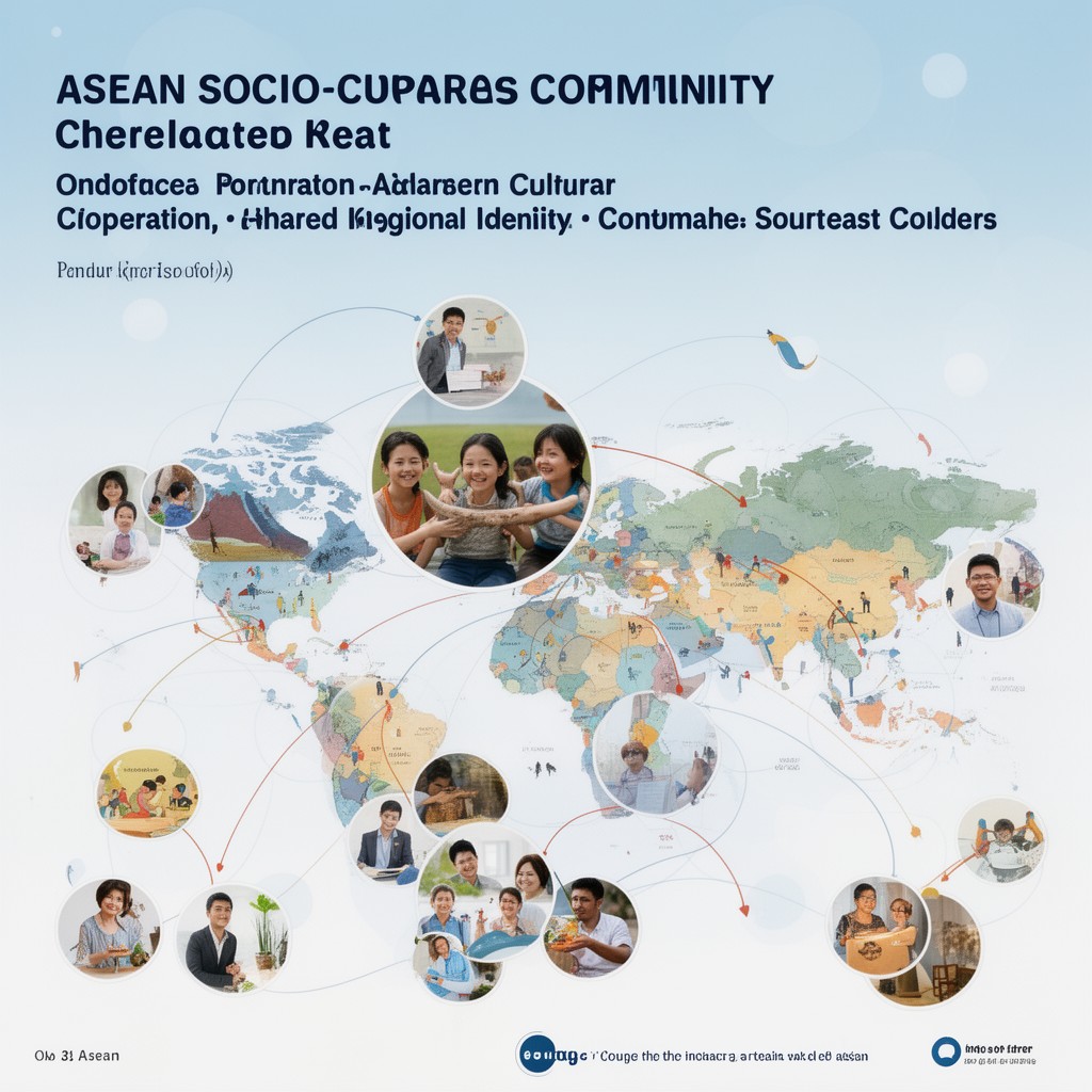 AI-generated illustration of ASEAN Socio-Cultural Community