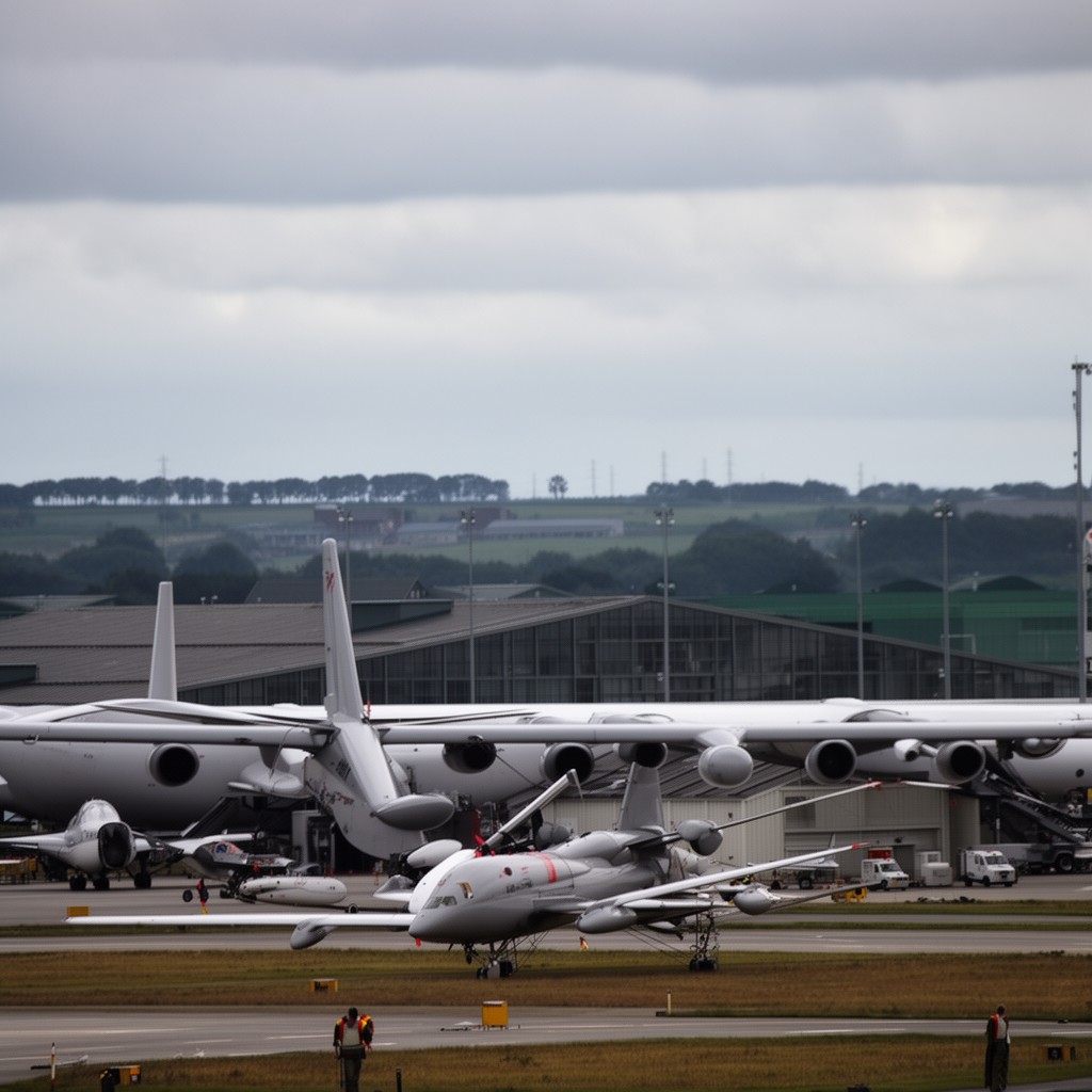 AI-generated illustration of RAF Waddington